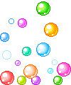 colorful shpere bubbles